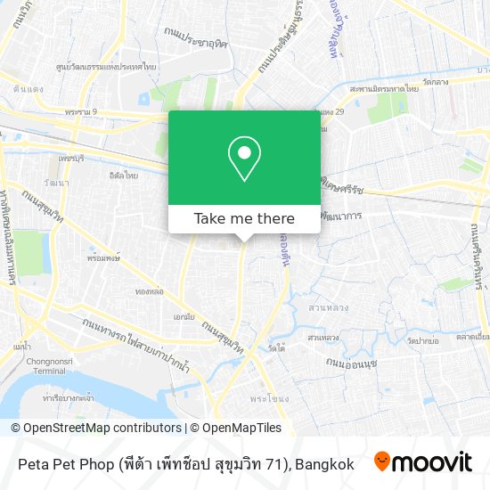 Peta Pet Phop (พีต้า เพ็ทช็อป สุขุมวิท 71) map