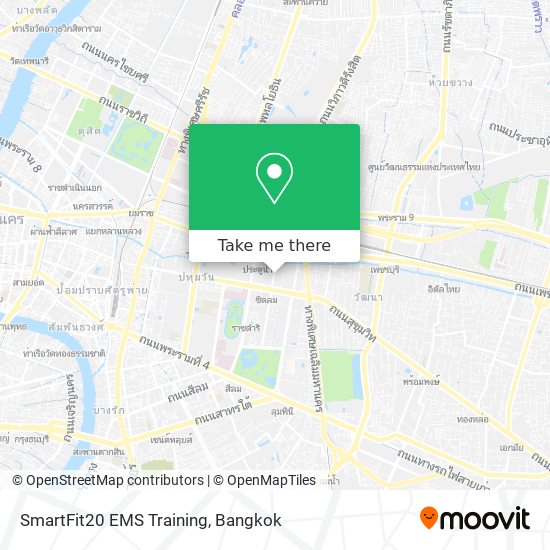 SmartFit20 EMS Training map
