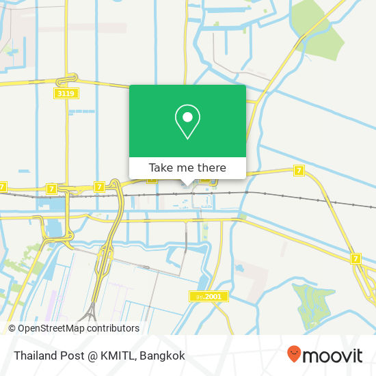 Thailand Post @ KMITL map