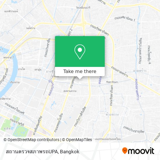 สถานตรวจสภาพรถUPA map