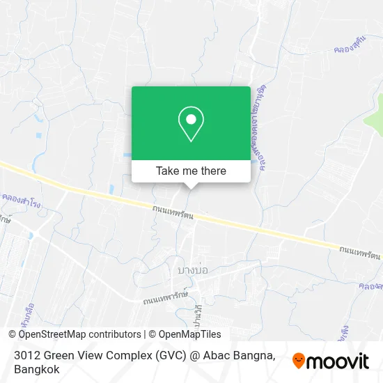 3012 Green View Complex (GVC) @ Abac Bangna map