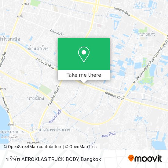 บริษัท AEROKLAS TRUCK BODY map
