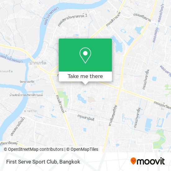 First Serve Sport Club map