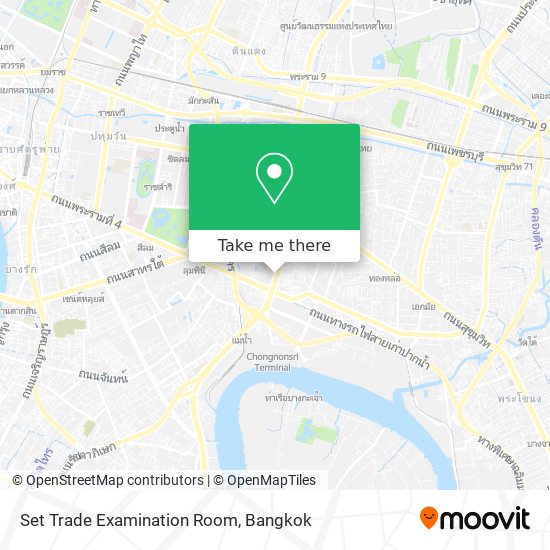 Set Trade Examination Room map