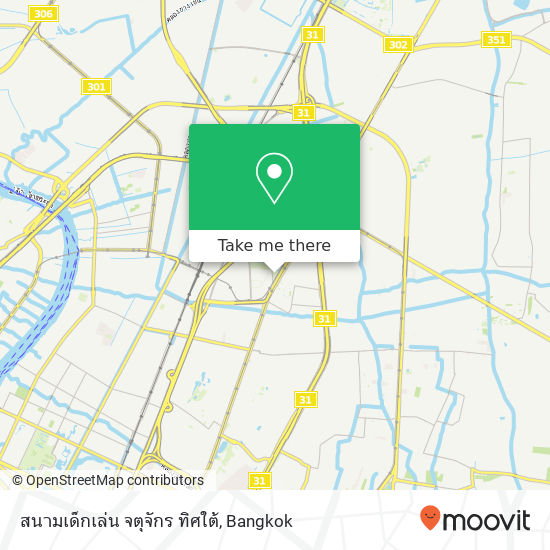 สนามเด็กเล่น จตุจักร ทิศใต้ map