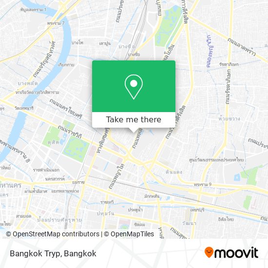 Bangkok Tryp map