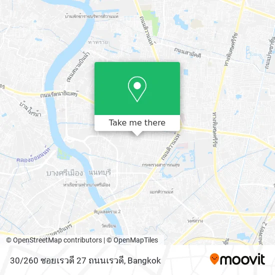 30/260 ซอยเรวดี 27 ถนนเรวดี map