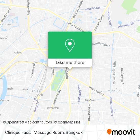 Clinique Facial Massage Room map