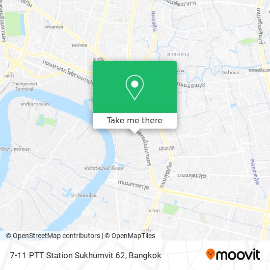 7-11 PTT Station Sukhumvit 62 map