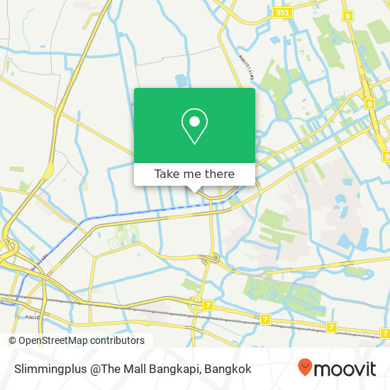 Slimmingplus @The Mall Bangkapi map