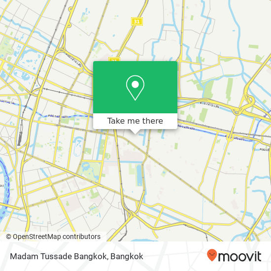 Madam Tussade Bangkok map