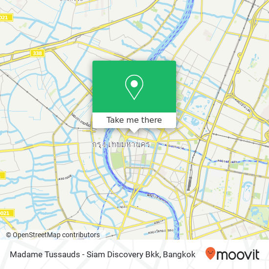 Madame Tussauds - Siam Discovery Bkk map