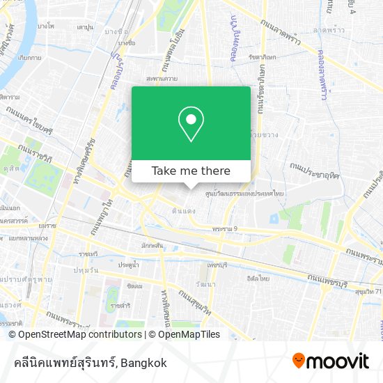 คลีนิคแพทย์สุรินทร์ map