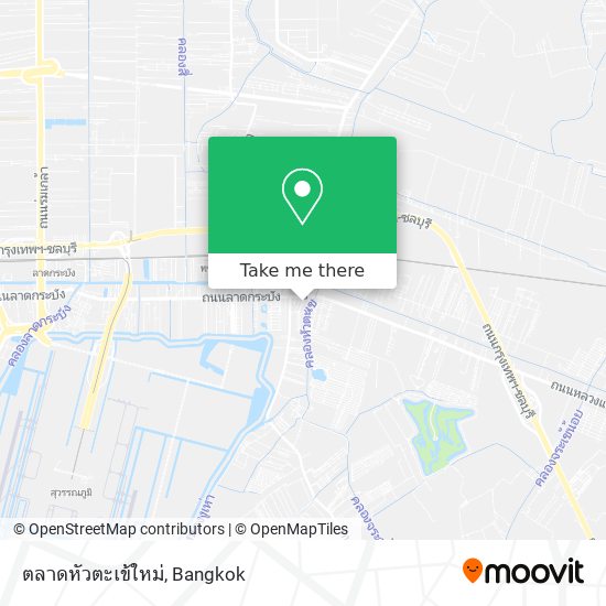 ตลาดหัวตะเข้ใหม่ map