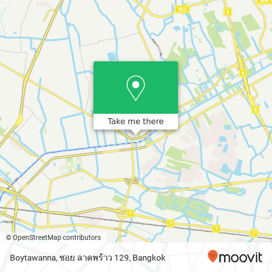 Boytawanna, ซอย ลาดพร้าว 129 map