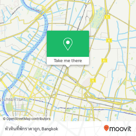 หัวหินที่พักราคาถูก map