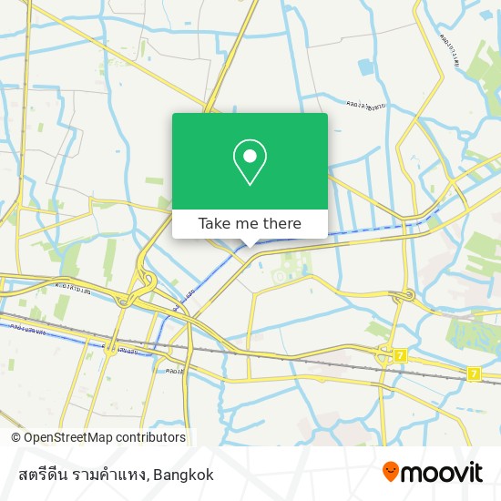 สตรีดีน รามคําแหง map