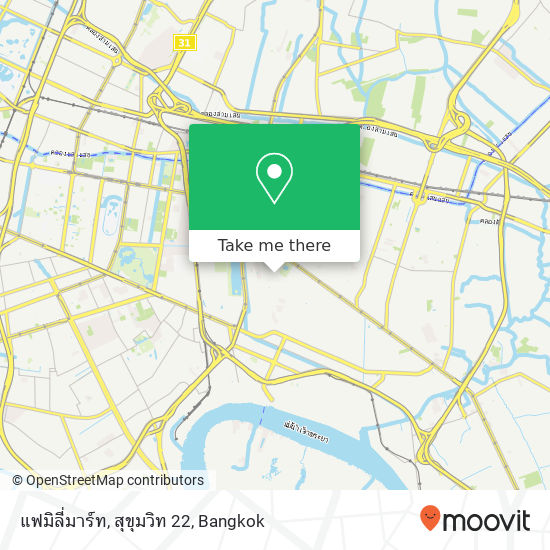 แฟมิลี่มาร์ท, สุขุมวิท 22 map