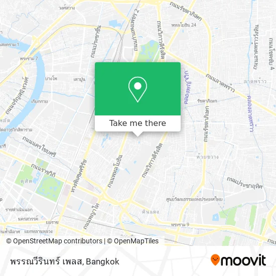 พรรณวีรินทร์ เพลส map