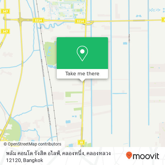 พลัม คอนโด รังสิต อไลฟ์, คลองหนึ่ง, คลองหลวง 12120 map