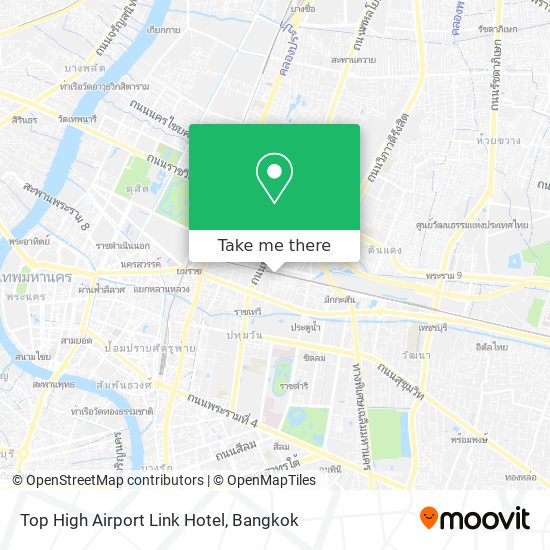 Top High Airport Link Hotel map