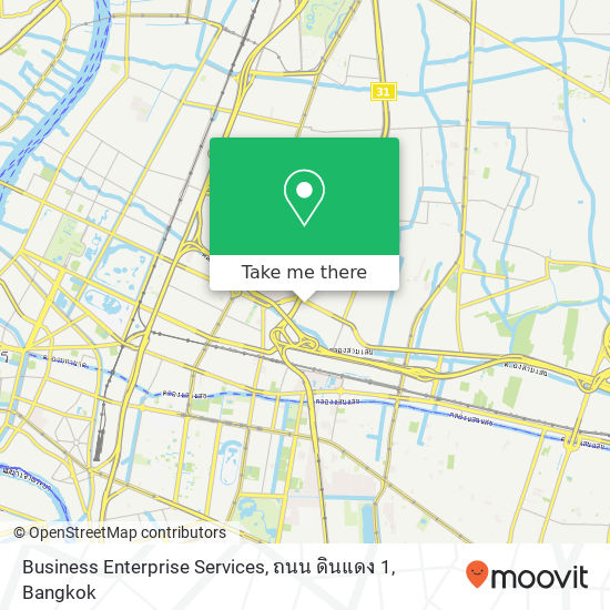 Business Enterprise Services, ถนน ดินแดง 1 map