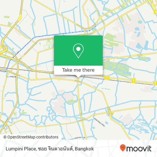 Lumpini Place, ซอย จินดาอนันต์ map