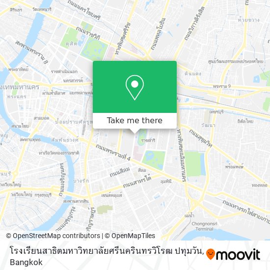 โรงเรียนสาธิตมหาวิทยาลัยศรีนครินทรวิโรฒ ปทุมวัน map