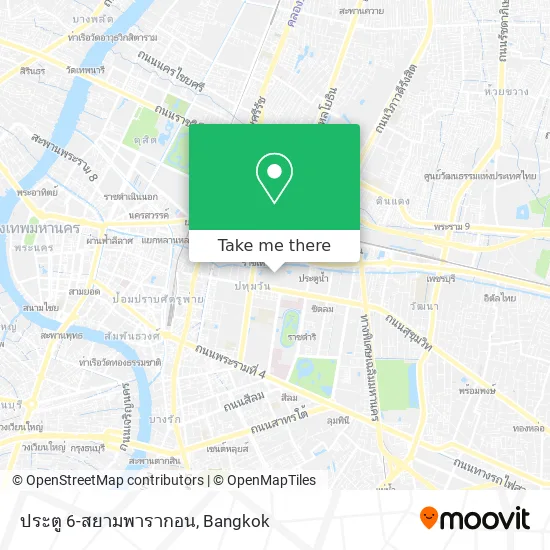ประตู 6-สยามพารากอน map
