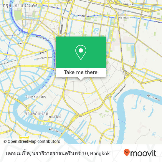 เดอะเมเปิ้ล, นราธิวาสราชนครินทร์ 10 map