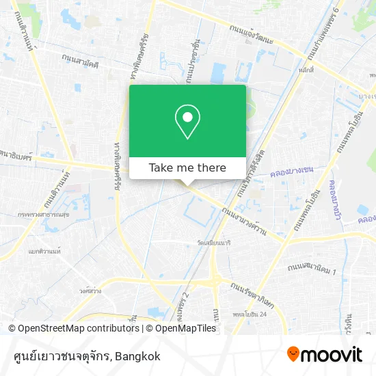 ศูนย์เยาวชนจตุจักร map