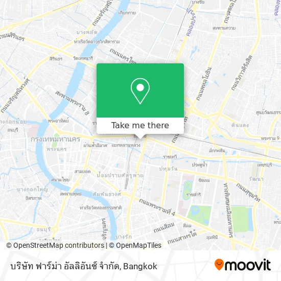 บริษัท ฟาร์ม่า อัลลิอันซ์ จํากัด map