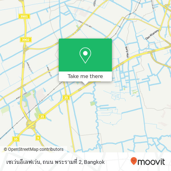 เซเว่นอีเลฟเว่น, ถนน พระรามที่ 2 map