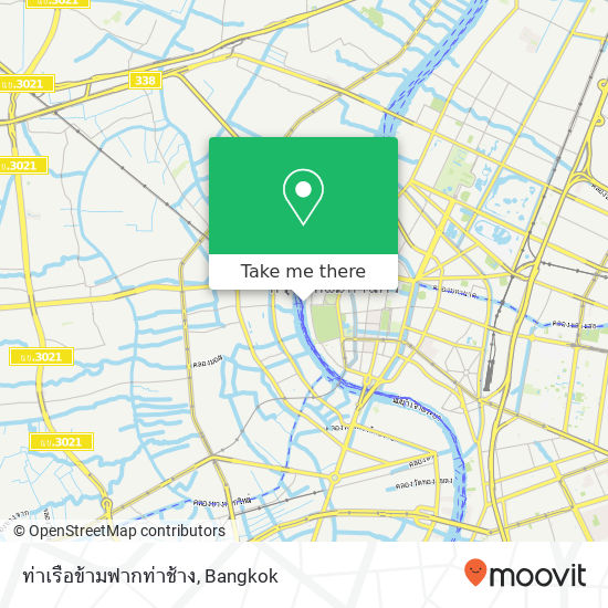 ท่าเรือข้ามฟากท่าช้าง map