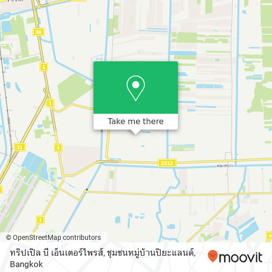 ทริปเปิล บี เอ็นเตอร์ไพรส์, ชุมชนหมู่บ้านปิยะแลนด์ map