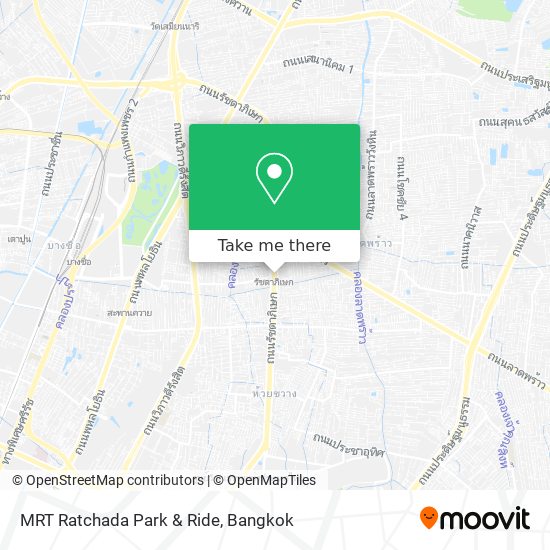 MRT Ratchada Park & Ride map