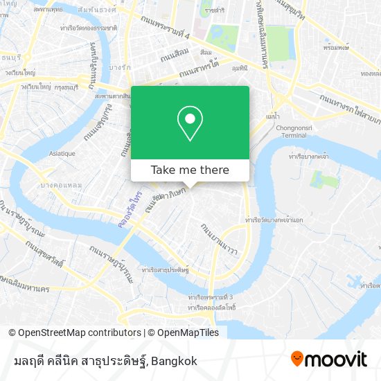 มลฤดี คลีนิค สาธุประดิษฐ์ map