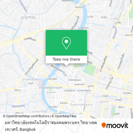 มหาวิทยาลัยเทคโนโลยีราชมงคลพระนคร วิทยาเขตเทเวศร์ map