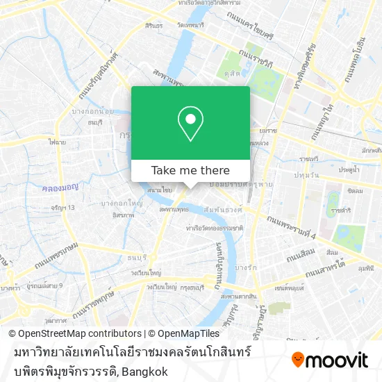 มหาวิทยาลัยเทคโนโลยีราชมงคลรัตนโกสินทร์ บพิตรพิมุขจักรวรรดิ map
