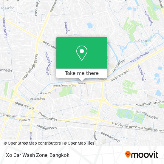 Xo Car Wash Zone map