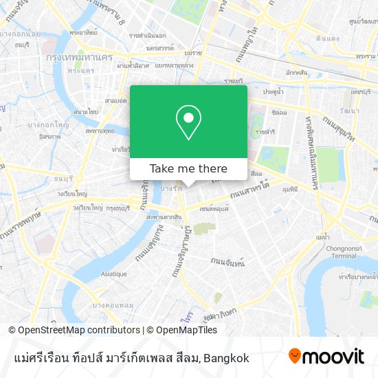 แม่ศรีเรือน ท็อปส์ มาร์เก็ตเพลส สีลม map