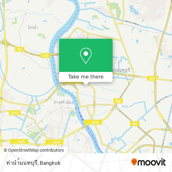 ท่านำ้นนทบุรี map