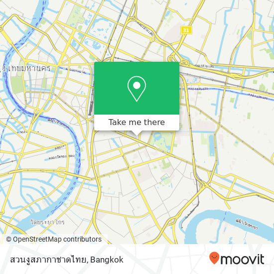 สวนงูสภากาชาดไทย map