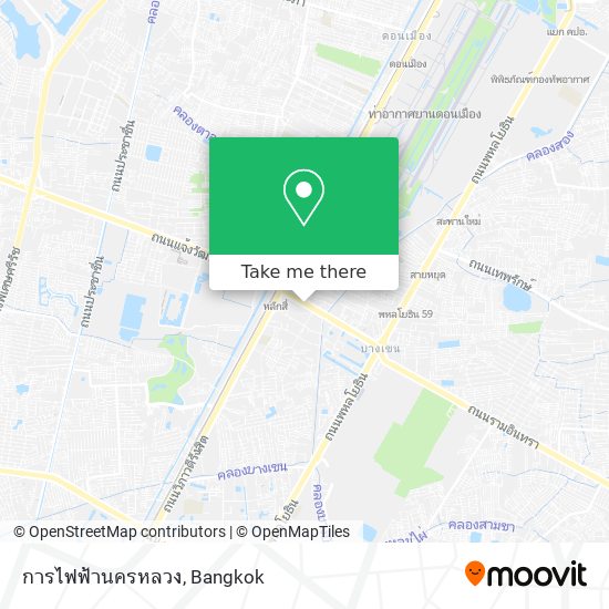 การไฟฟ้านครหลวง map