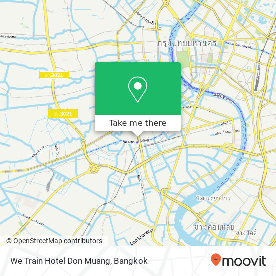We Train Hotel Don Muang map