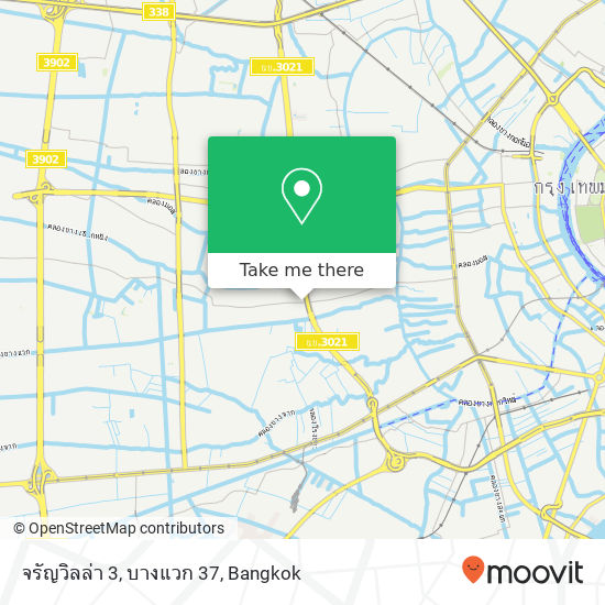 จรัญวิลล่า 3, บางแวก 37 map