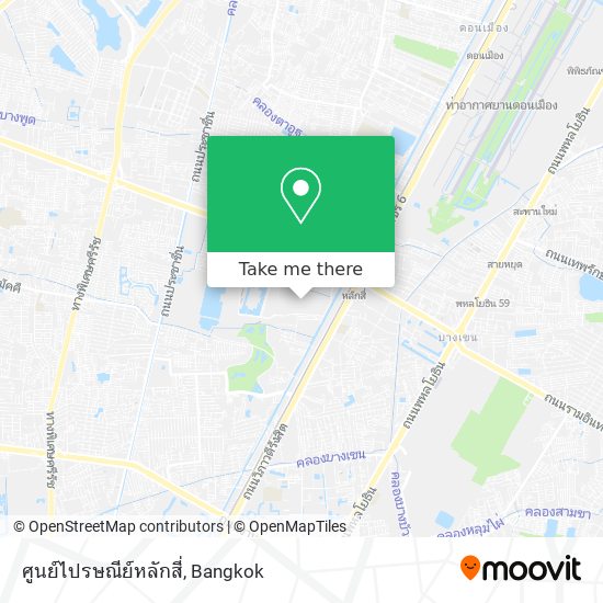 ศูนย์ไปรษณีย์หลักสี่ map