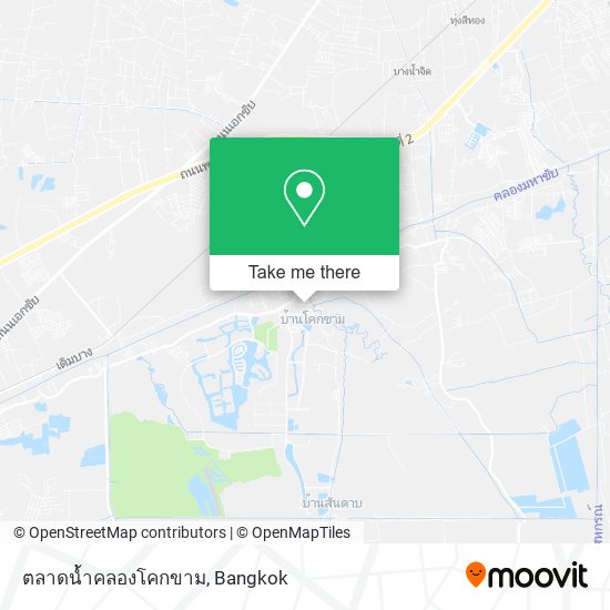 ตลาดน้ำคลองโคกขาม map