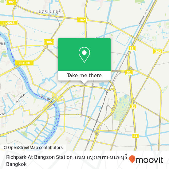 Richpark At Bangson Station, ถนน กรุงเทพฯ-นนทบุรี map