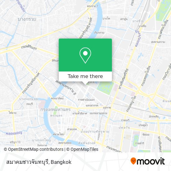 สมาคมชาวจันทบุรี map
